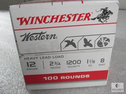 100 Rounds - Winchester 12-gauge 8-shot 1200 fps - Heavy Lead Load