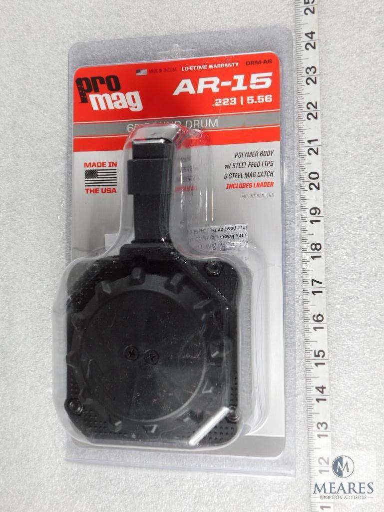 New 65 Round AR-15 5.56 Drum Magazine