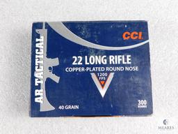 300 Rounds CCI .22 Long Rifle Ammunition