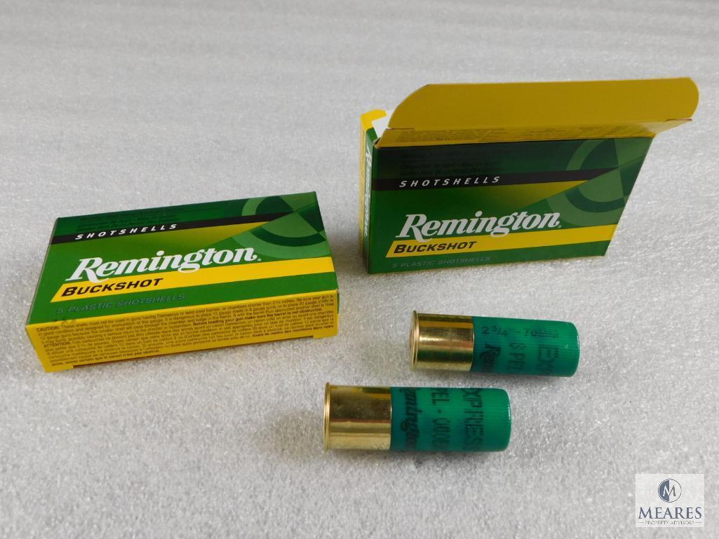 10 Rounds Remington .12 Gauge Buckshot 2 3/4" 000 Buck 8 Pellet 1325FPS