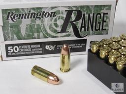 50 Rounds Remington Range 9mm Luger 115 Grain FMJ Ammo