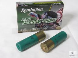 5 Rounds Remington 12 Gauge 3" 2 oz 6 Shot 1175 FPS Magnum Turkey Shells