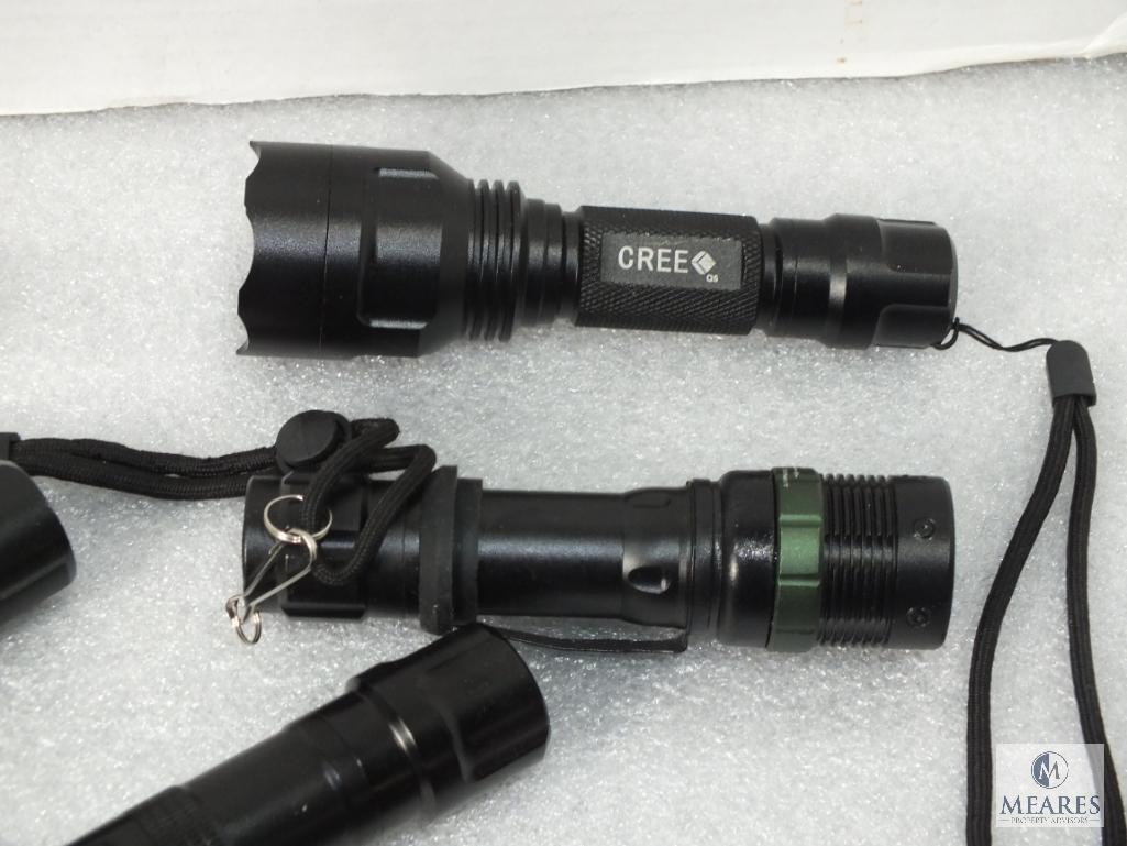 Lot of assorted Tactical Flashlights