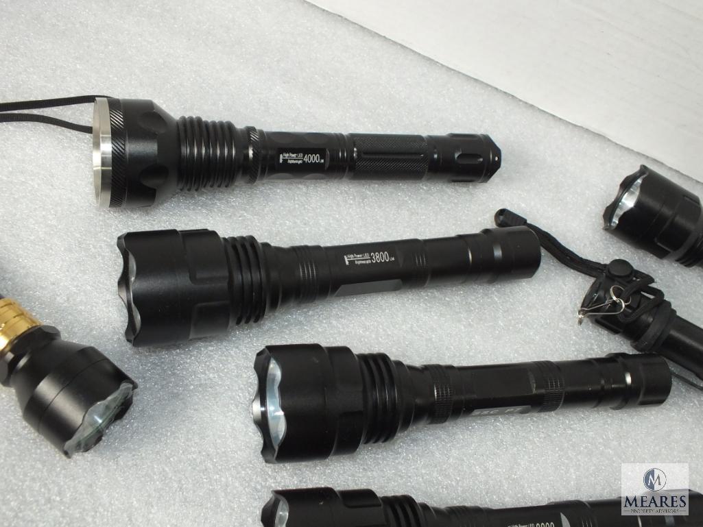 Lot of assorted Tactical Flashlights