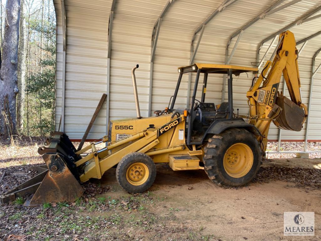 Ford New Holland 555C Backhoe