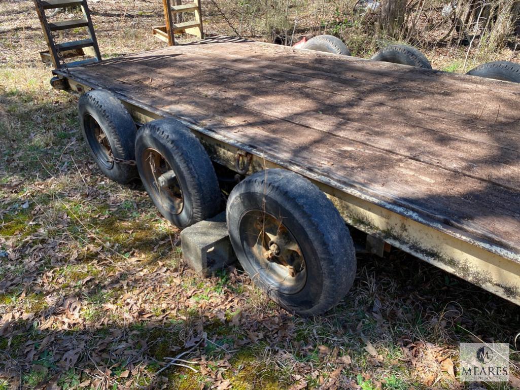 Triple Axle Trailer with Ramps - NO TITLE - Bill of Sale only