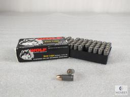 50 rounds Wolf 9mm ammo. 115 grain FMJ.