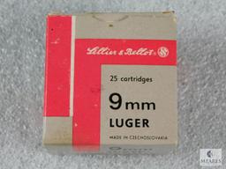 50 Rounds Sellier & Bellot 9mm Luger Ammo (2 boxes of 25)