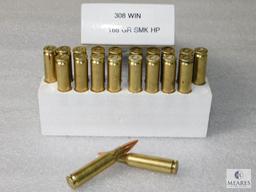 20 Rounds 308 Win 168 Grain SMK HP Ammo