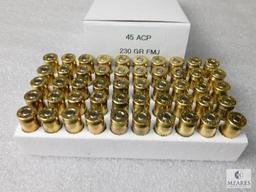 50 Rounds 45 ACP 230 Grain FMJ Ammo