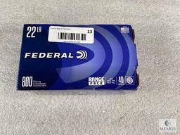 Federal 22 LR 800 Round Range Pack