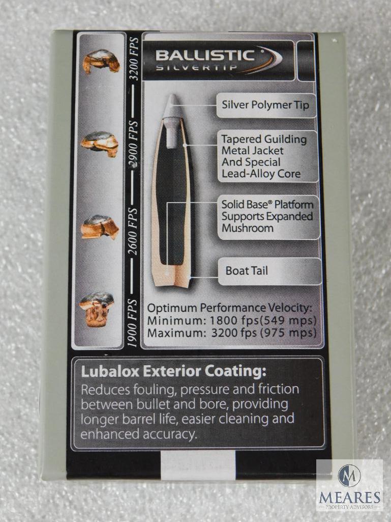 50 Count Nosler Ballistic Silvertip .338 Caliber .338 200 Grain Bullets For Reloading