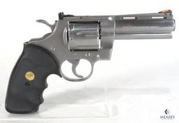 1989 Colt Python .357 Magnum 4" Stainless Revolver with Box