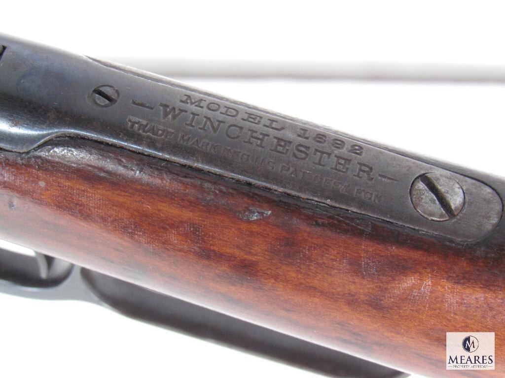 1919 Winchester model 1892 .218 BEE Saddle Ring Lever Action Carbine Rifle