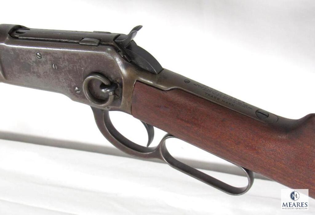 1906 Winchester model 1892 .38 WCF Saddle Ring Lever Action Carbine Rifle