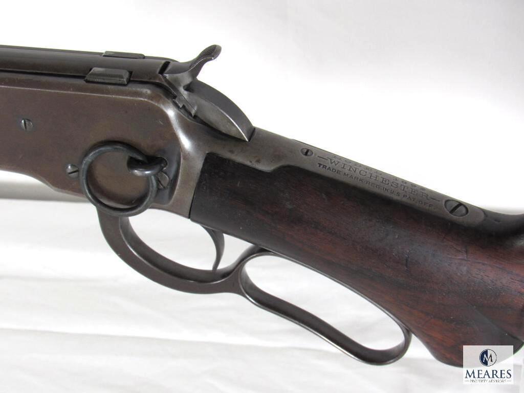 1911 Winchester model 1892 .38 WCF Saddle Ring Lever Action Carbine Rifle Custom