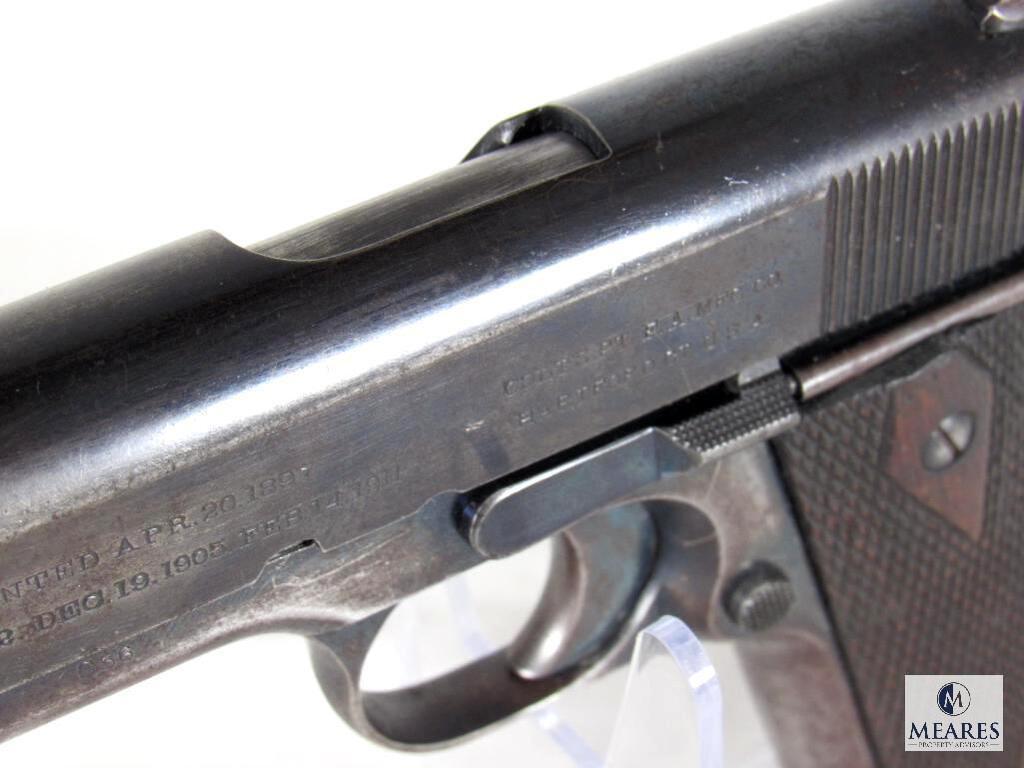 *RARE 2 DIGIT SERIAL COLLECTOR'S DREAM FIND* Colt 1911 .45 Semi-Auto Pistol w/ Archive
