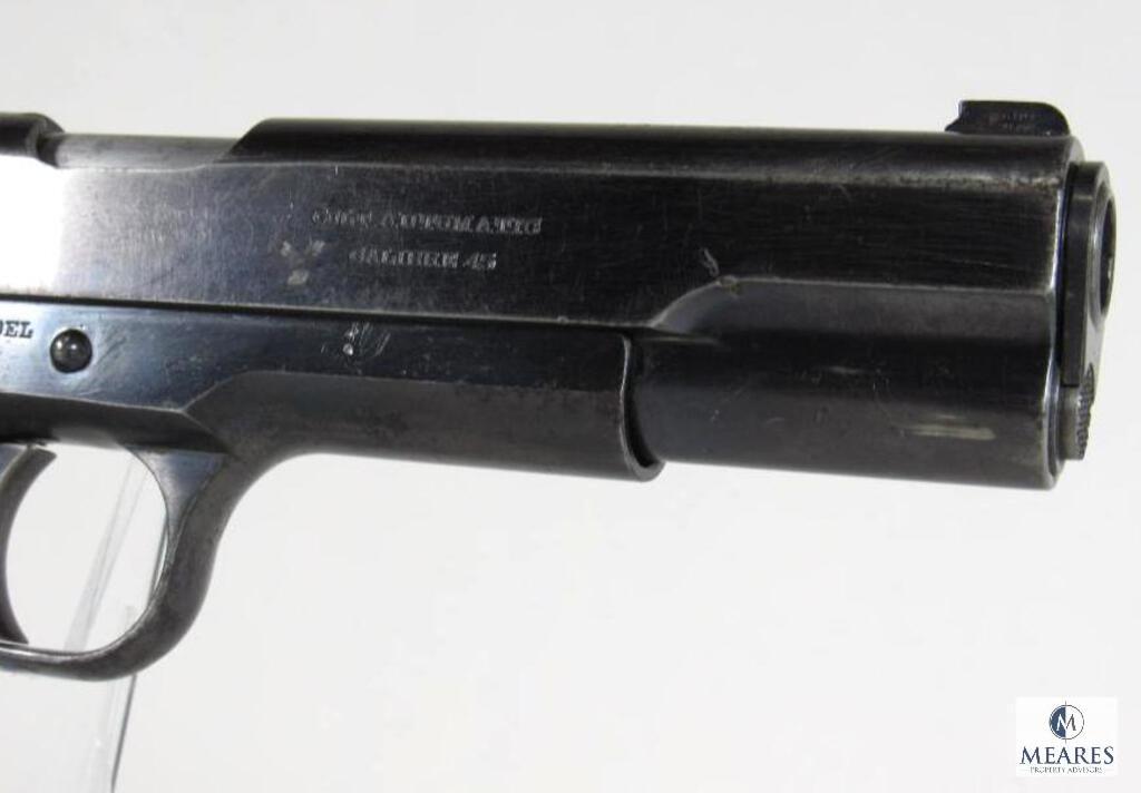 *RARE 5 DIGIT SERIAL # 1913 Colt 1911 .45 Semi-Auto w/ Archive Letter to Commanding Officer