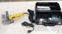 New Dewalt DW682 Electric Jointer with Manual, Case & Dust Bag