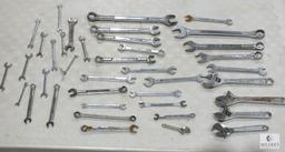 Lot of 39 Assorted Combination Wrenches