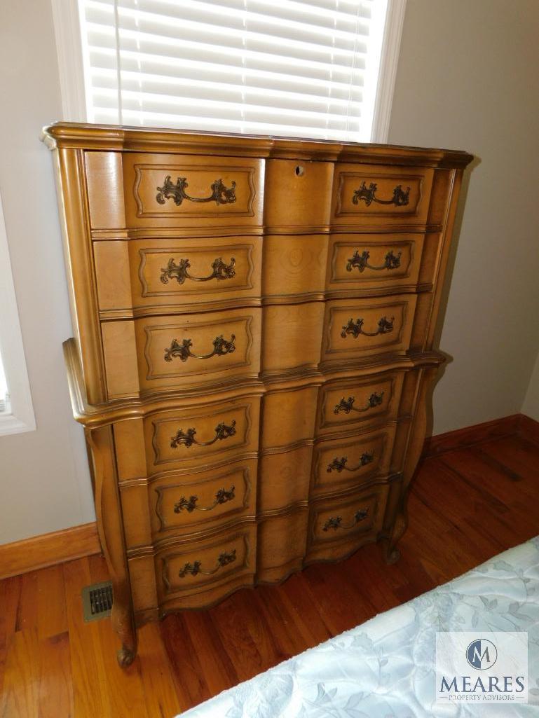 Vintage Huntley Furniture French Provincial Chest of Drawers