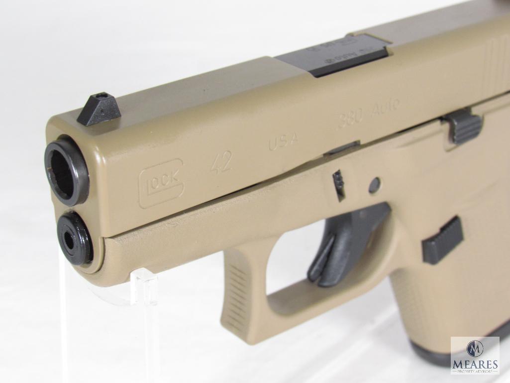 New Glock 42 .380 ACP FDE Semi-Auto Pistol