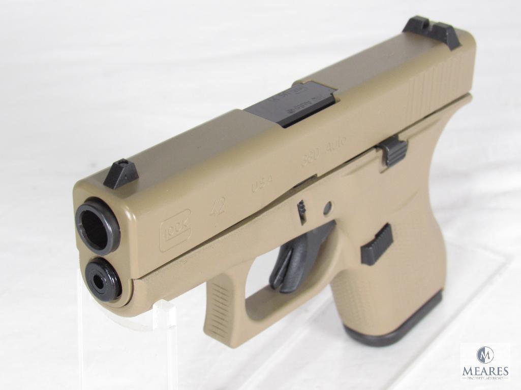 New Glock 42 .380 ACP FDE Semi-Auto Pistol