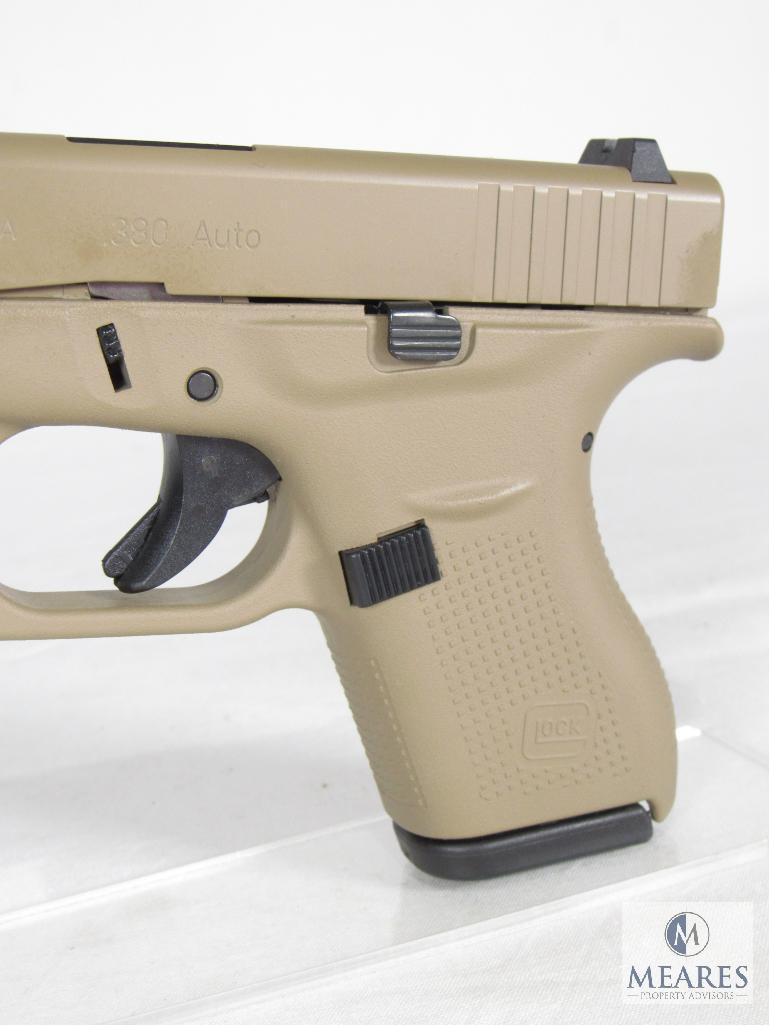 New Glock 42 .380 ACP FDE Semi-Auto Pistol