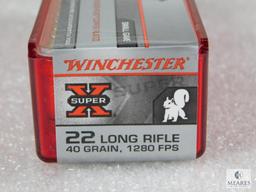 100 Rounds Winchester .22LR 40 Grain Ammo 1280 FPS
