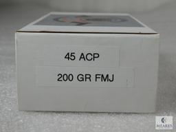 50 Rounds 45 ACP 200 GR FMJ