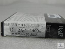 10 Rounds B&P .12 Gauge Buckshot. 2 3/4" 1400 FPS