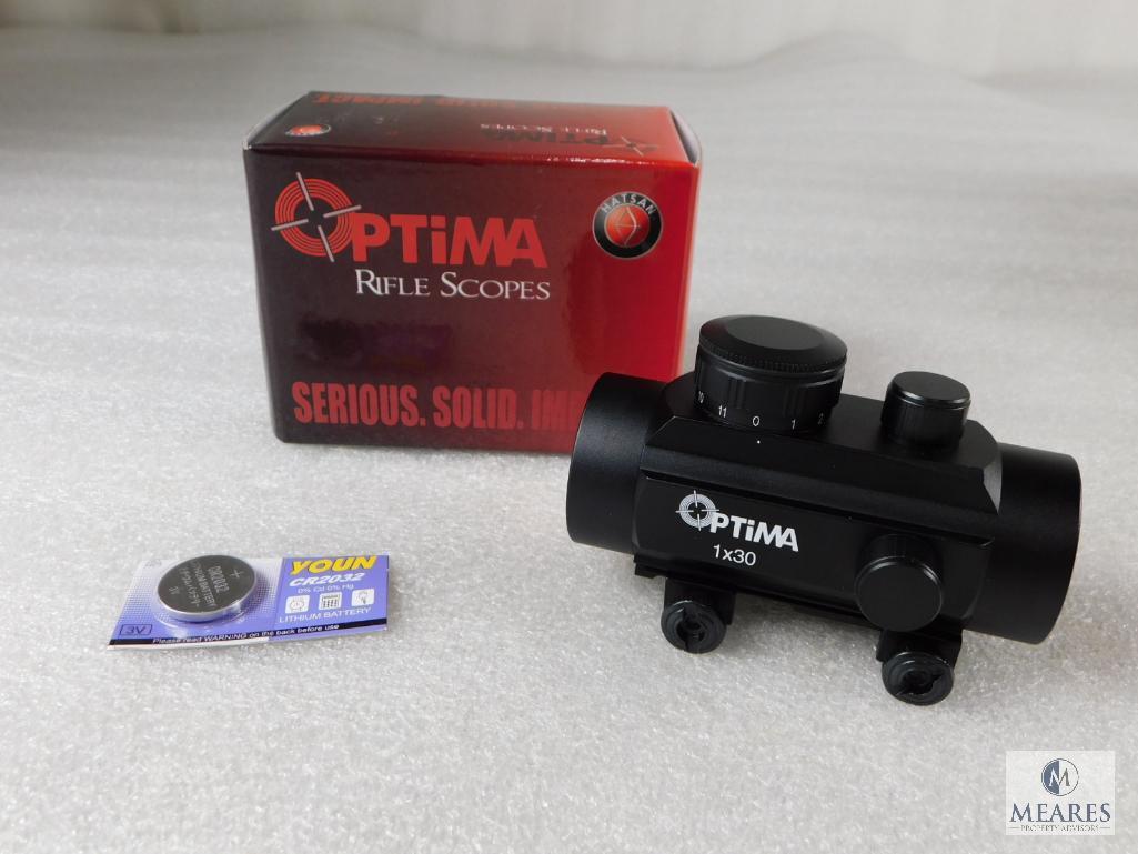 New Optima 30mm Red Dot With Weaver Mount