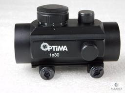 New Optima 30mm Red Dot With Weaver Mount