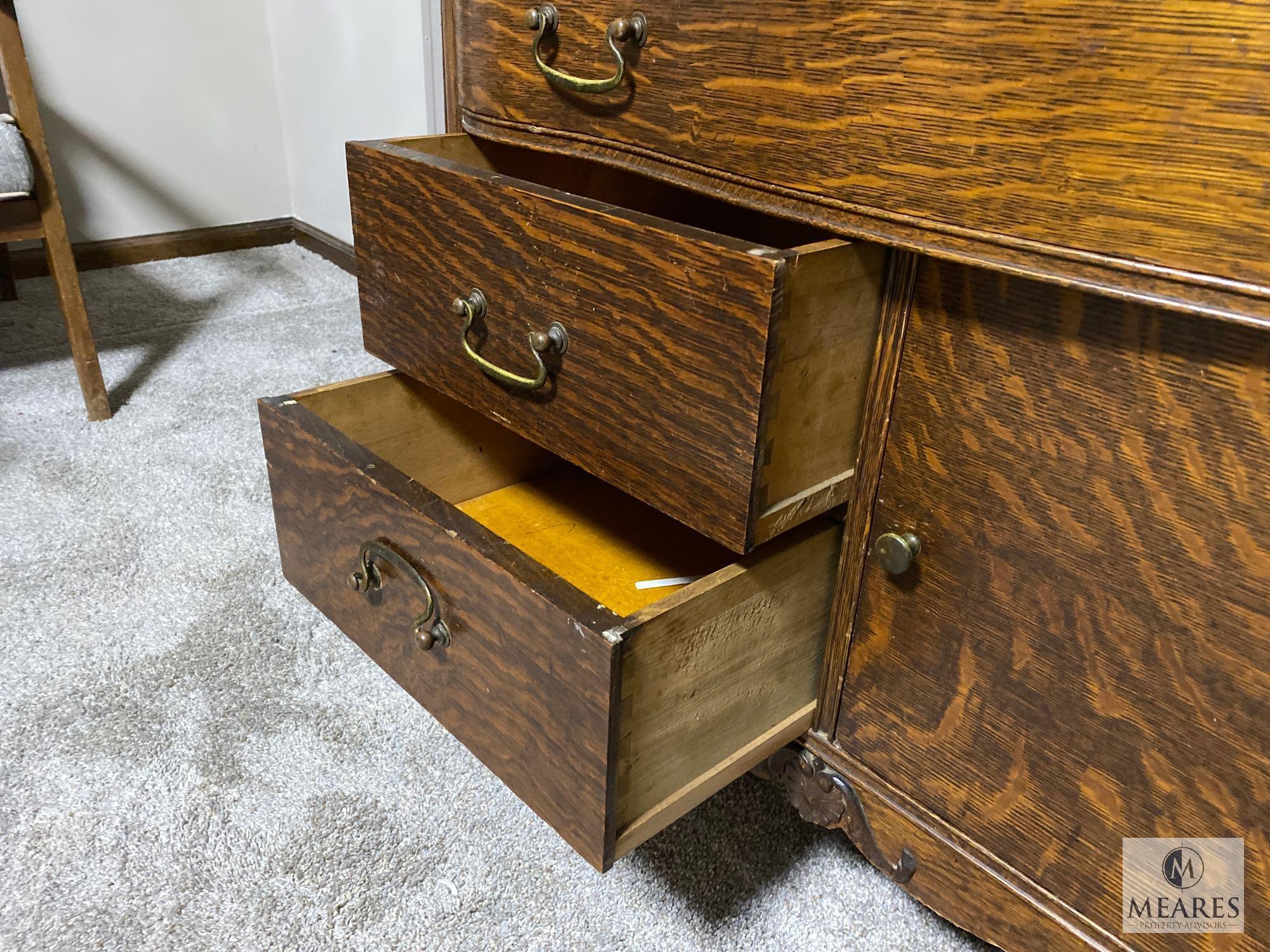 Antique Washstand on Wood Casters