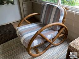 Vintage Bentwood Bamboo Armchair