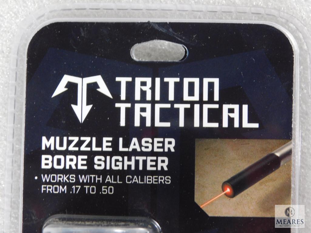 New Triton Laser Bore Sighter. Works On .17-.50 Caliber For Sighting In Rifle Scopes