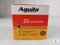 1000 Rounds Aguila .22 Long Rifle Ammo 40 Grain Copper Plated