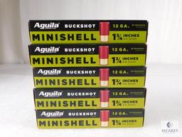 100 Rounds Aguila Minishell .12 Gauge Buckshot 1 3/4"
