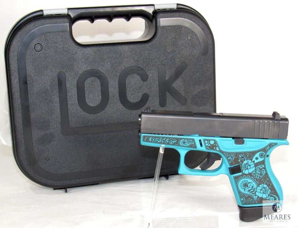 New Glock 43 "Tiffany & Paisley" 9mm Semi-Auto Pistol