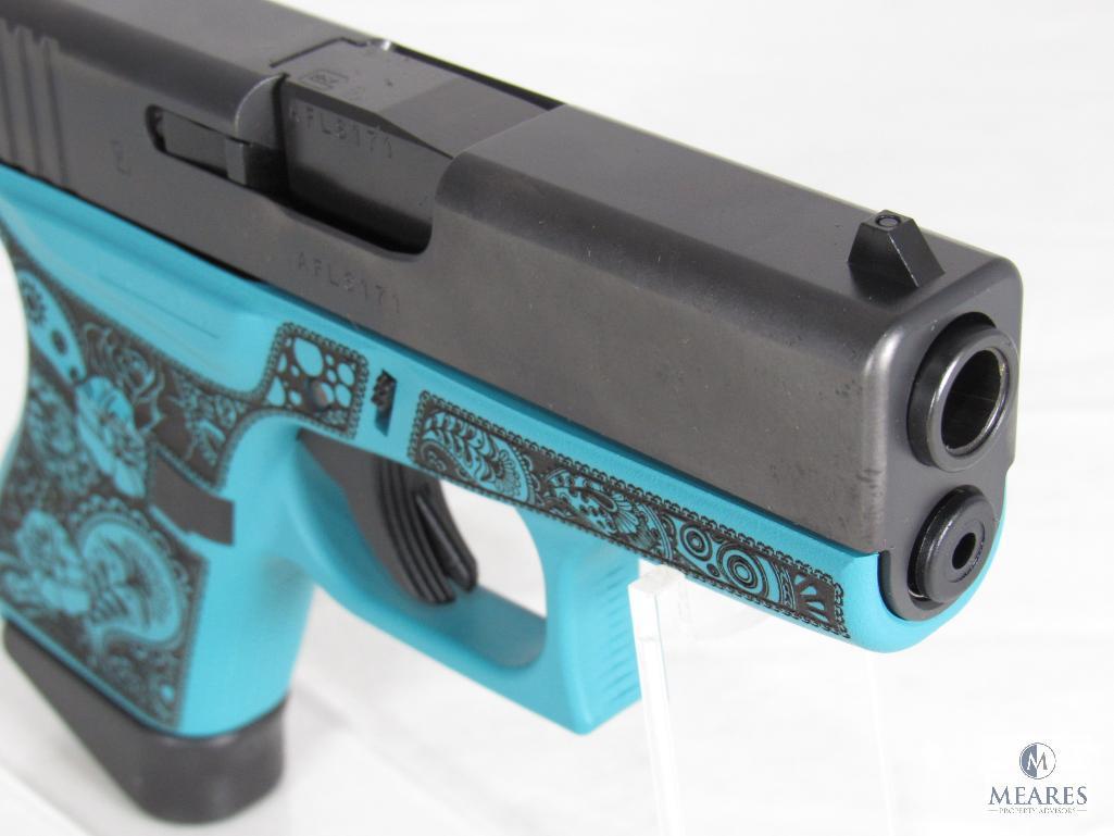 New Glock 43 "Tiffany & Paisley" 9mm Semi-Auto Pistol