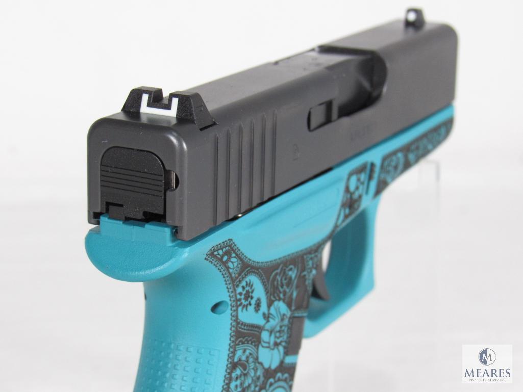 New Glock 43 "Tiffany & Paisley" 9mm Semi-Auto Pistol