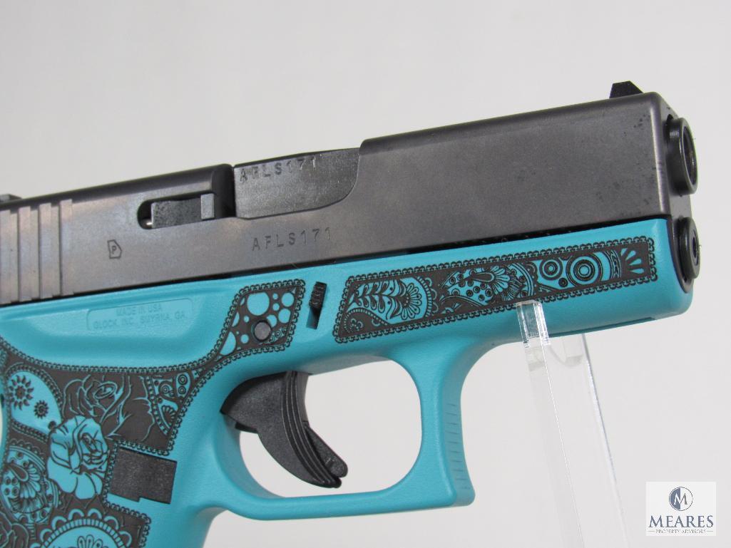 New Glock 43 "Tiffany & Paisley" 9mm Semi-Auto Pistol