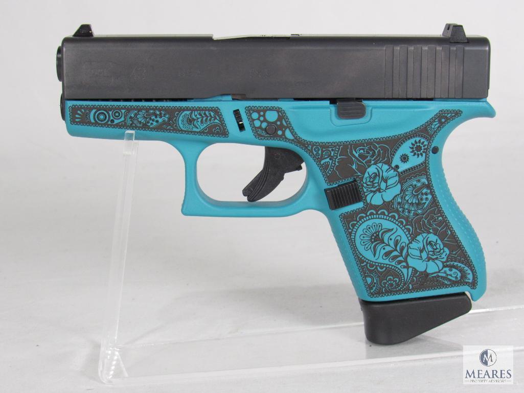 New Glock 43 "Tiffany & Paisley" 9mm Semi-Auto Pistol