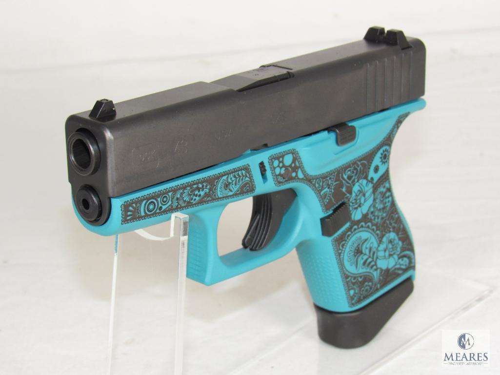 New Glock 43 "Tiffany & Paisley" 9mm Semi-Auto Pistol