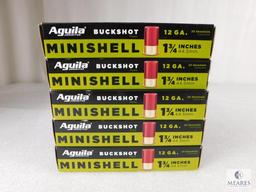 100 Rounds Aguila Minishell .12 Gauge Buckshot 1 3/4"