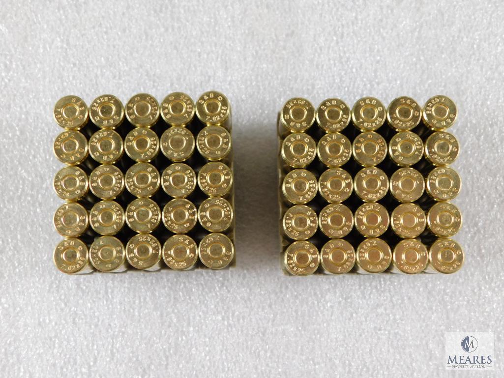 100 Rounds S&B 7.62x25 Ammo. 85 Grain