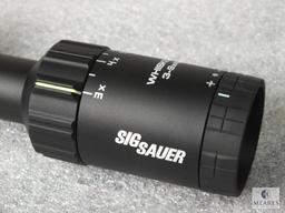 New Sig Sauer Whiskey 3 Rifle Scope. 3-9x40mm With Quadplex Reticle