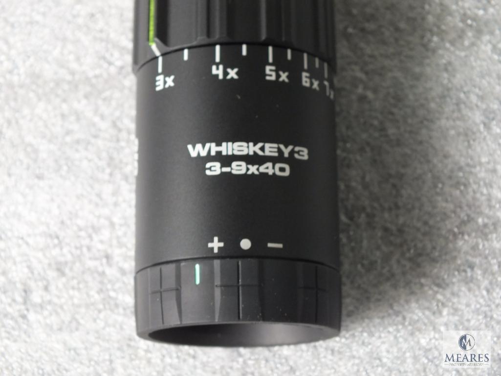 New Sig Sauer Whiskey 3 Rifle Scope. 3-9x40mm With Quadplex Reticle