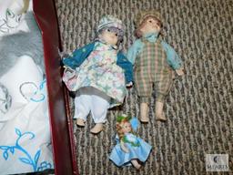 Lot of 5 Collectible Porcelain Dolls