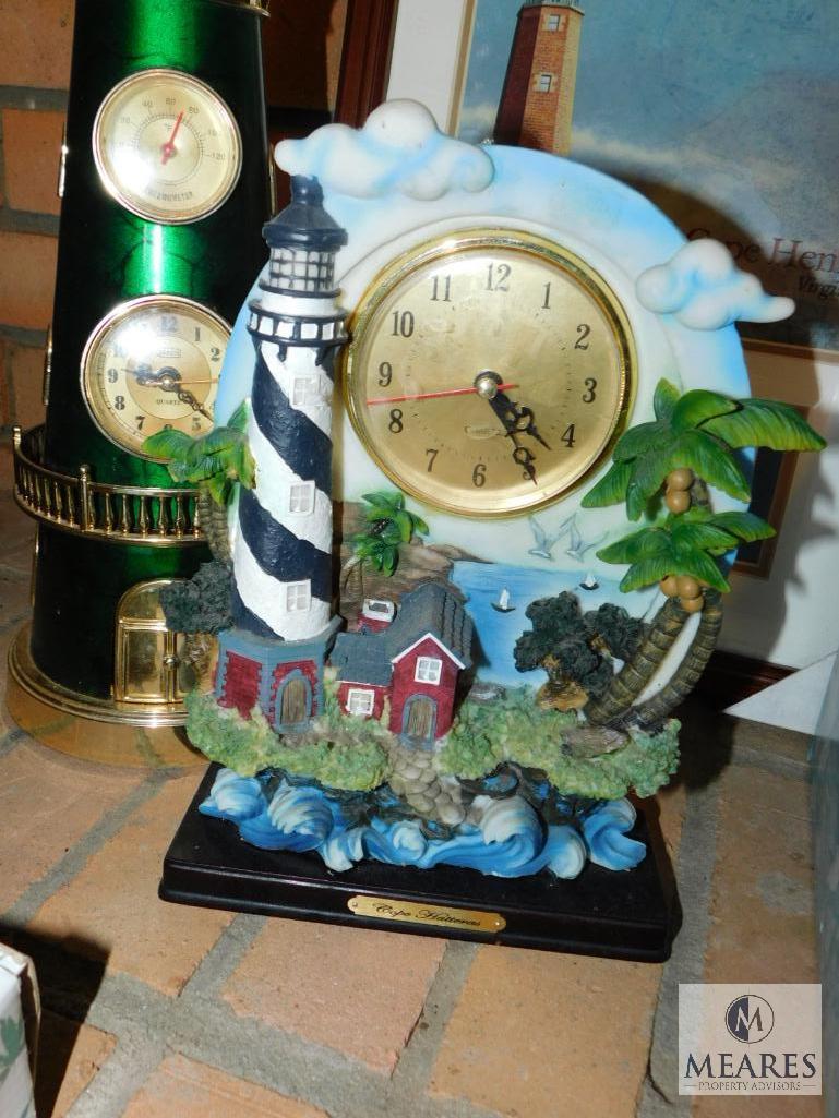 Lot Decorative & Collectible Lighthouse Items